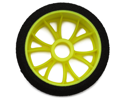 eXcelerate 1/12 Mounted "X" Compound Foam Front Tires (2) (Blue)