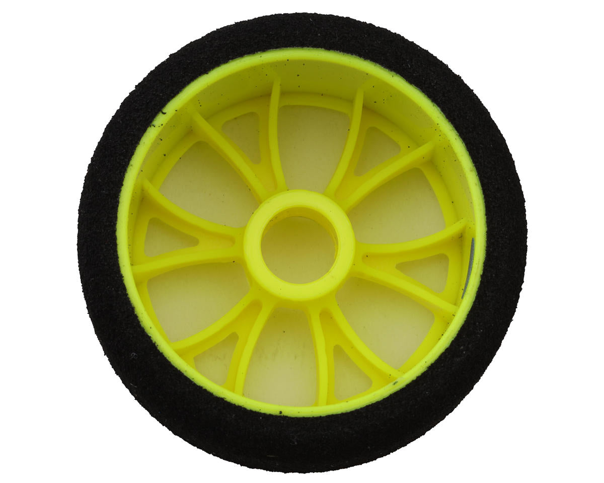 eXcelerate 1/12 Mounted "X" Compound Foam Front Tires (2) (XX Blue)