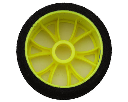 eXcelerate 1/12 Mounted "X" Compound Foam Front Tires (2) (XX Blue)