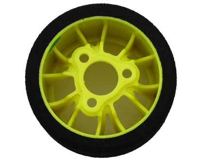 eXcelerate 1/12 Mounted "X" Compound Foam Rear Tires (2) (Green)
