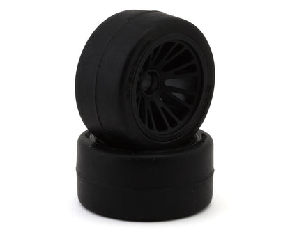 eXcelerate F1 Pre-Mounted Front Asphalt Rubber Tires (2) (Pink)