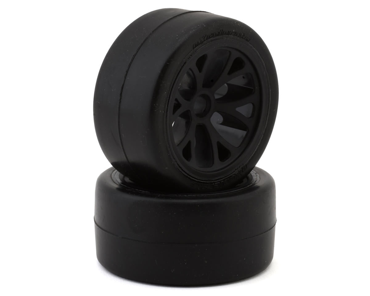 eXcelerate WGT-R Front Pre-Mounted Rubber Tires (Asphalt) (2) (Soft)
