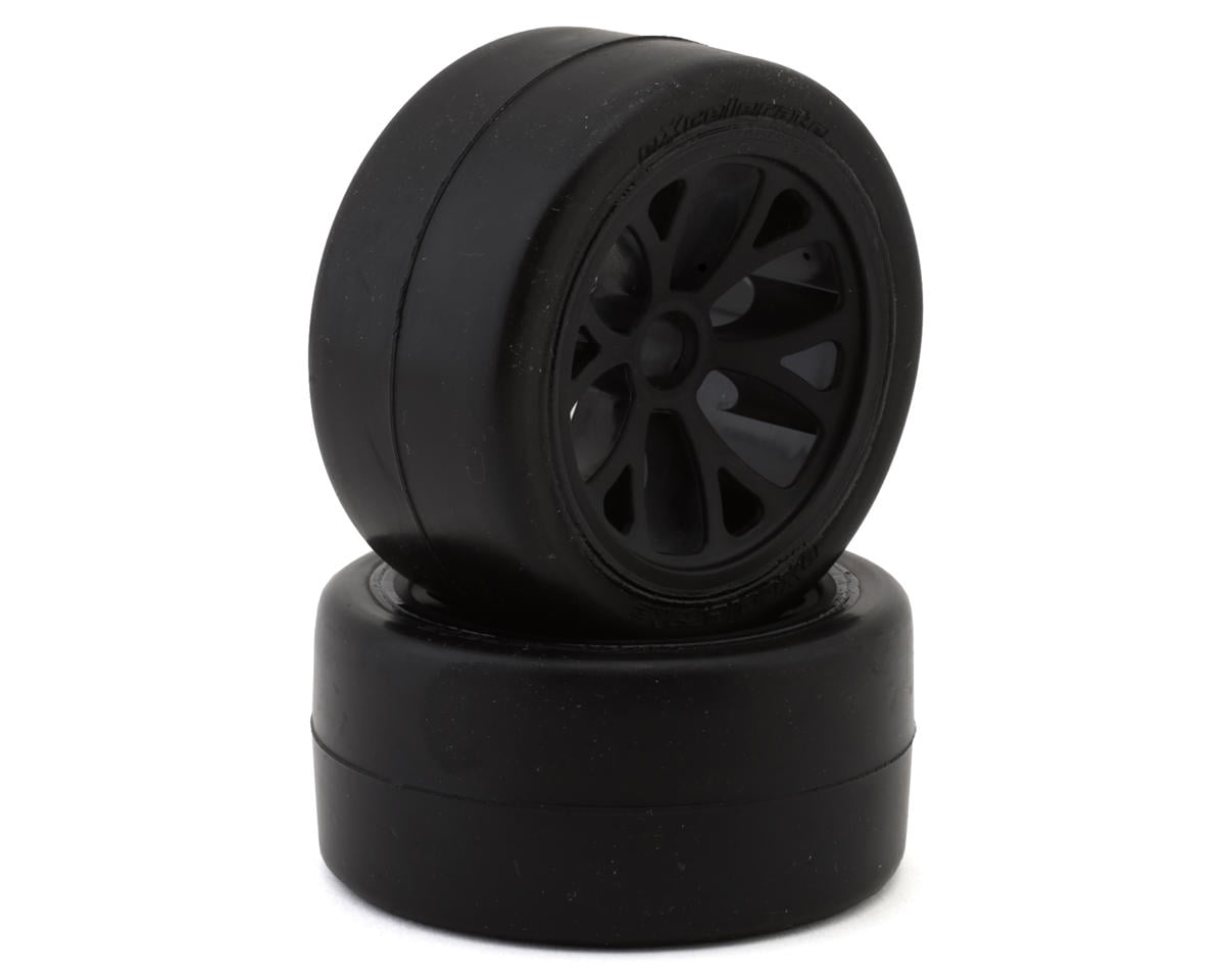 eXcelerate WGT-R Front Pre-Mounted Rubber Tires (Asphalt) (2) (Medium)