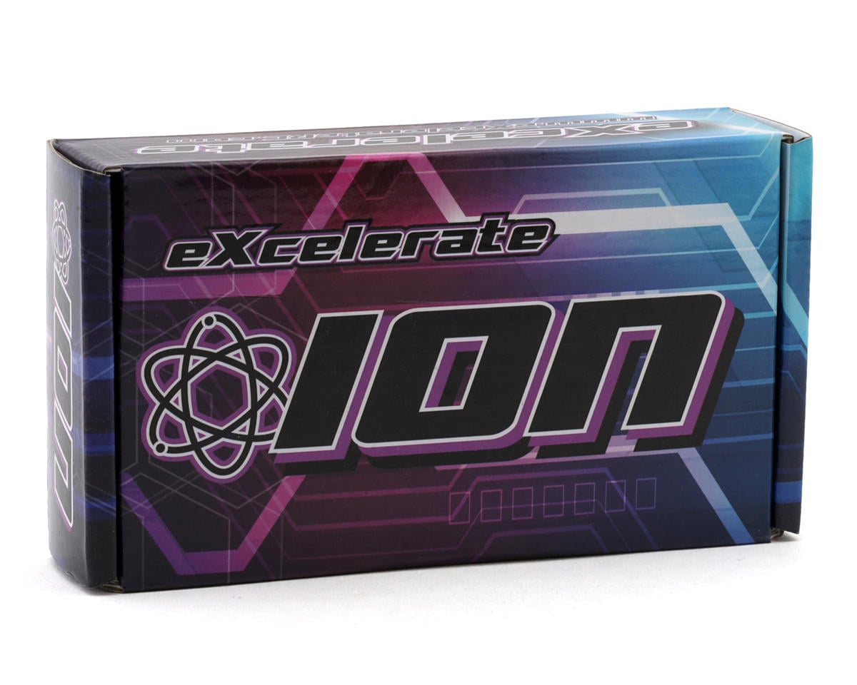 eXcelerate ION 2S Hardcase 130C Ultra Low CG "Shorty" LiPo Battery