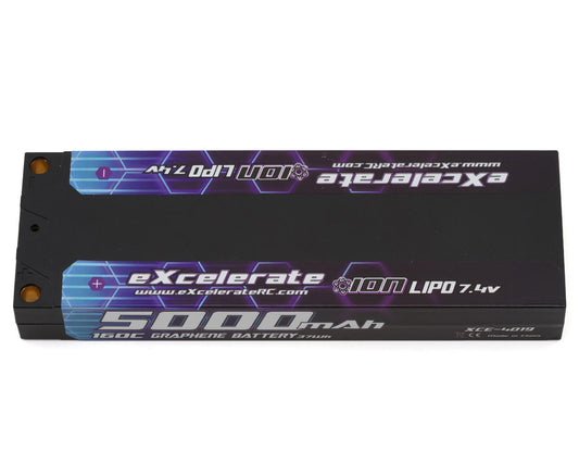 eXcelerate ION Graphene 2S Ultra Low CG 160C LiPo Battery (7.4V/5000mAh)