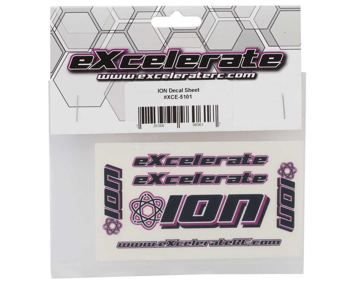 eXcelerate ION Decal Sheet