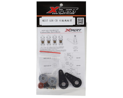 Xpert Carbon Fiber Servo Horn (2) (38mm) (25T)