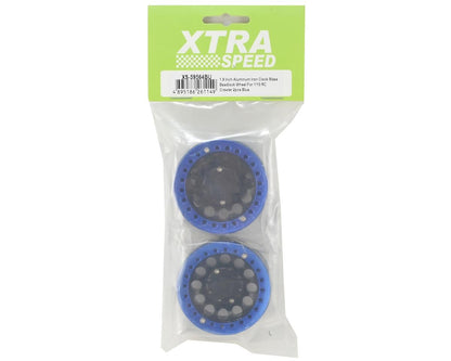 Xtra Speed Aluminum 1.9" Iron Clock Mass Beadlock Wheel (Blue) (2)