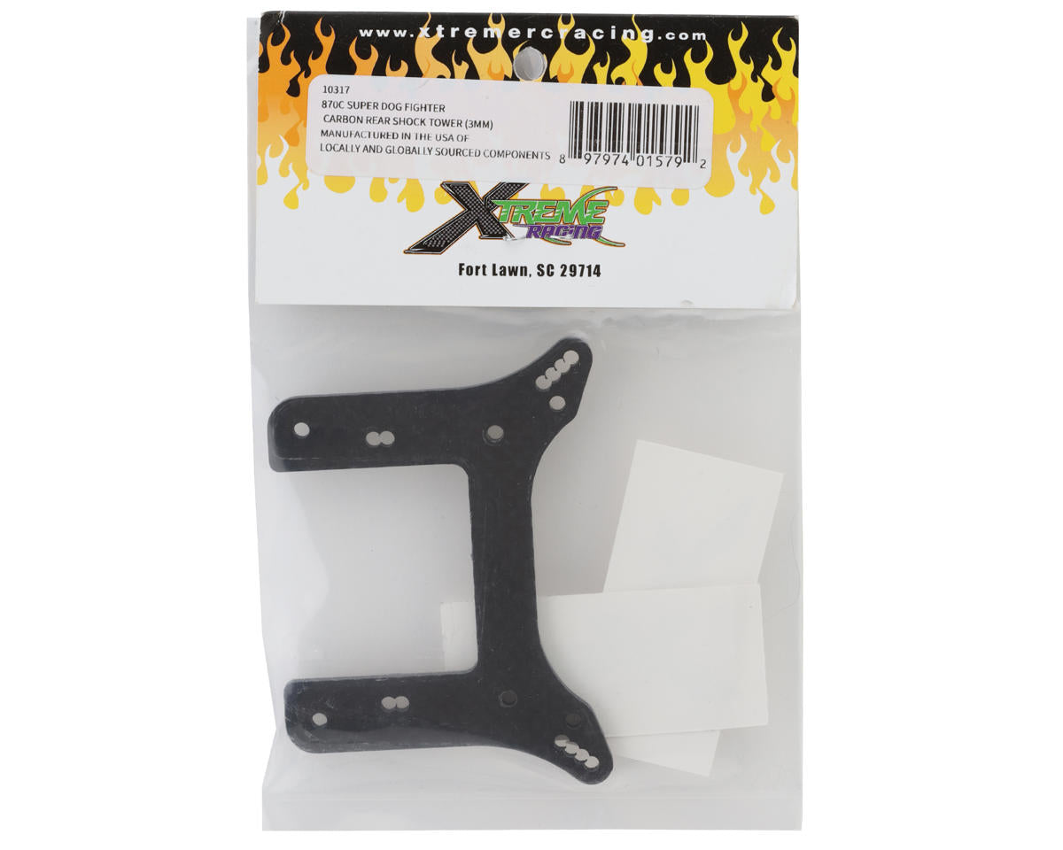 Xtreme Racing Yokomo Super Dog Fighter 3mm Carbon Fiber Rear Shock Tower