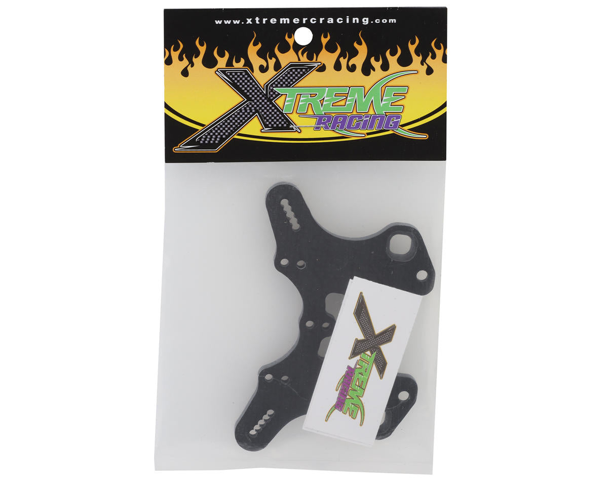 Xtreme Racing Team Associated RC8T4 V2 Carbon Fiber Front Shock Tower (5mm)