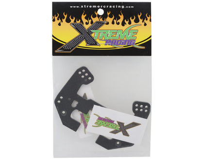 Xtreme Racing Team Associated RC10 4WD Carbon Fiber Front Shock Tower (3mm)