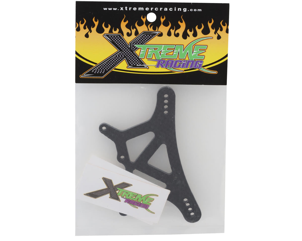 Xtreme Racing Team Associated RC10 4WD Carbon Fiber Rear Shock Tower (3mm)