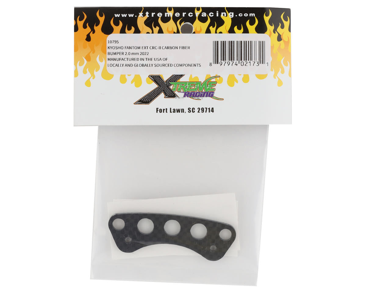 Xtreme Racing Kyosho Fantom EXT CRC-II Carbon Fiber Bumper 2022V (2.0mm)