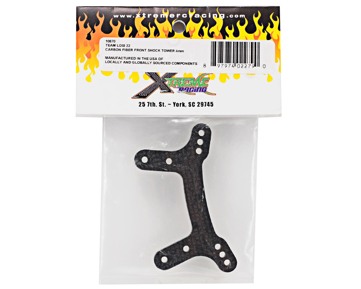 Xtreme Racing Losi 22 Carbon Fiber Front Shock Tower (Black)