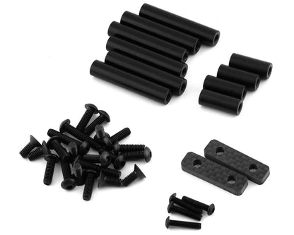 Xtreme Racing Losi 5IVE-T 2.0 Carbon Fiber Dual Standard Servo Throttle Tray Kit