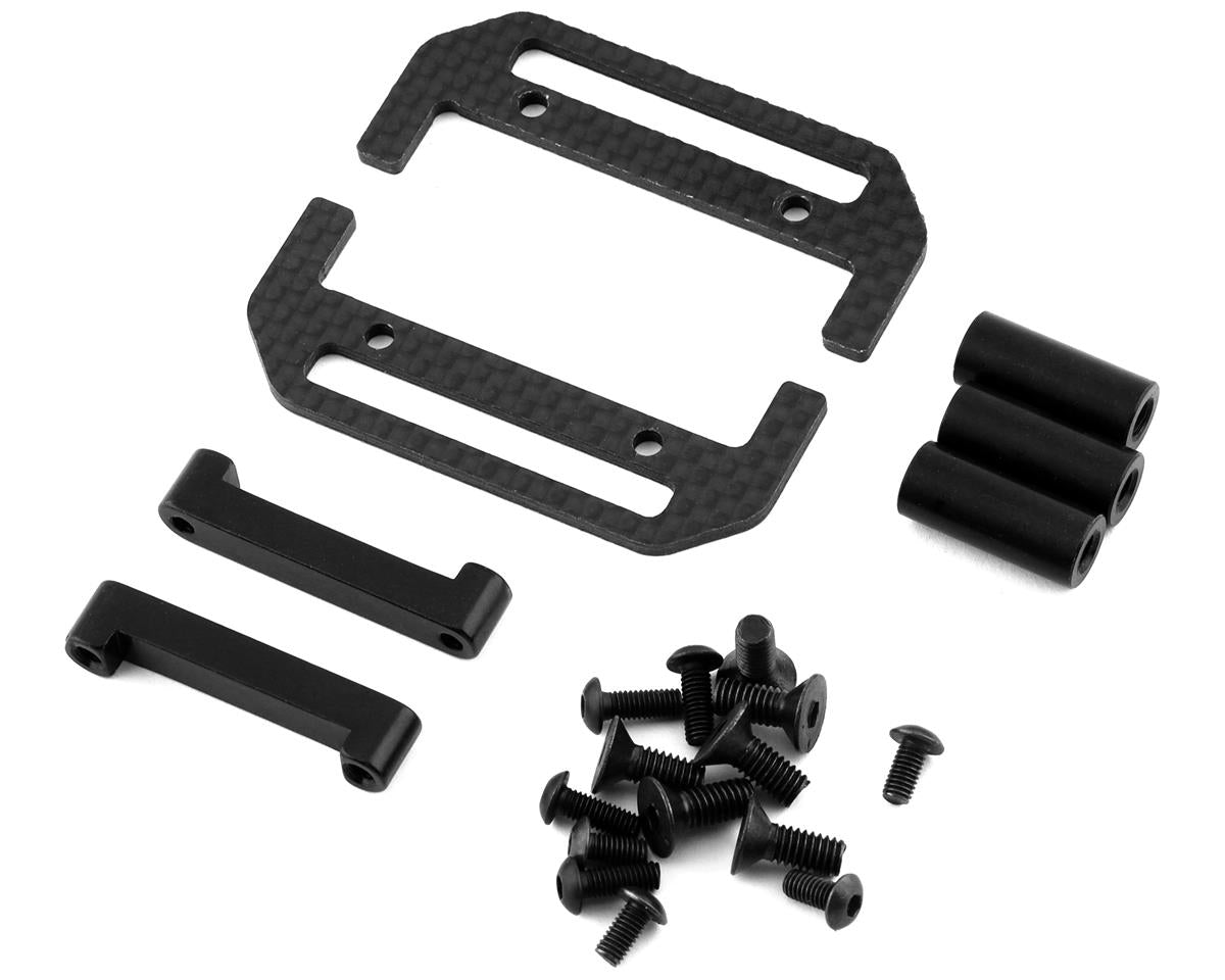 Xtreme Racing Losi 5IVE-T 2.0 Carbon Fiber Dual Standard Servo Throttle Tray Kit
