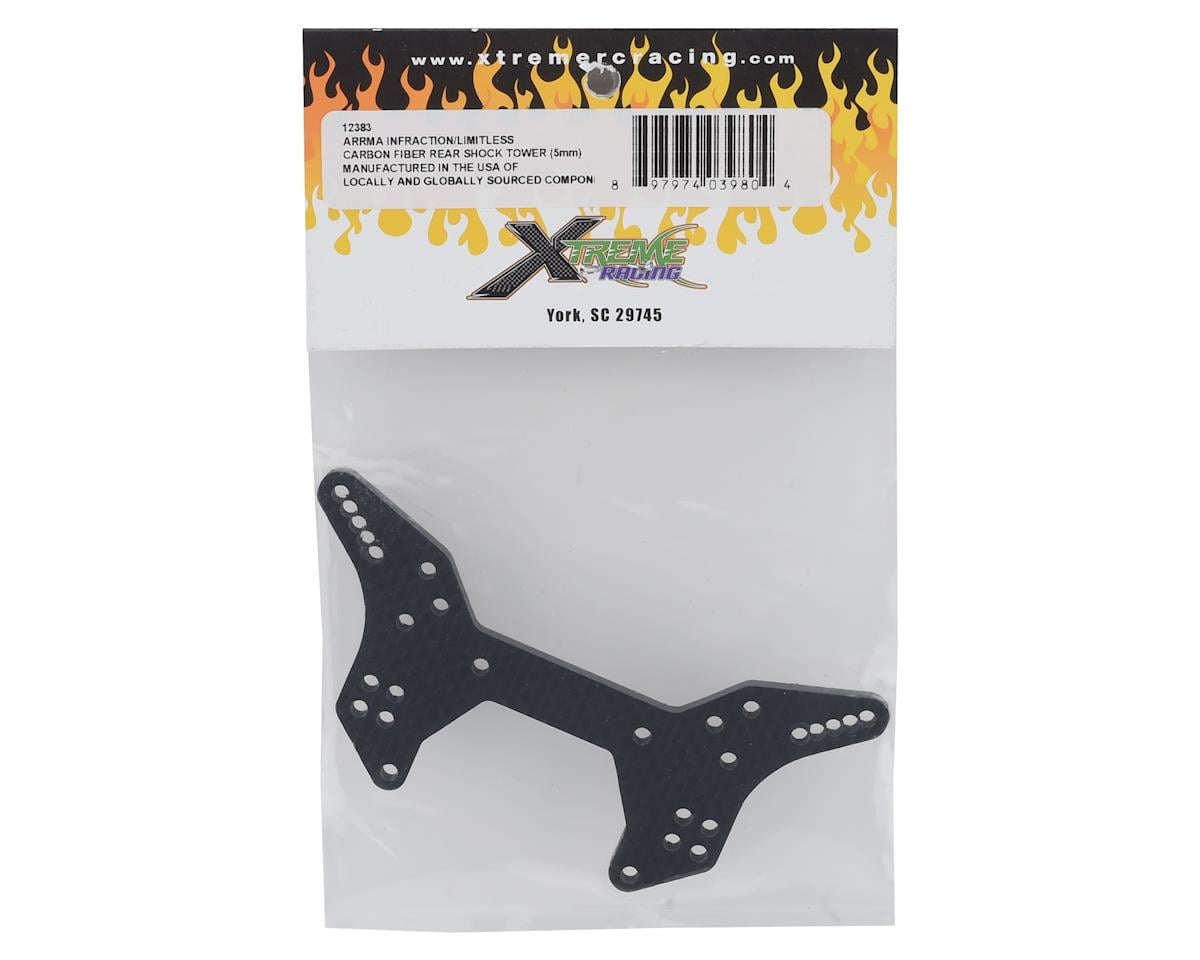 Xtreme Racing Arrma Infraction/Limitless 5.0mm Carbon Fiber Rear Shock Tower