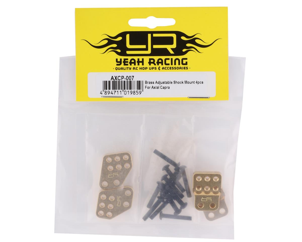 Yeah Racing Axial Capra Brass Shock Mounts w/Hardware (4)