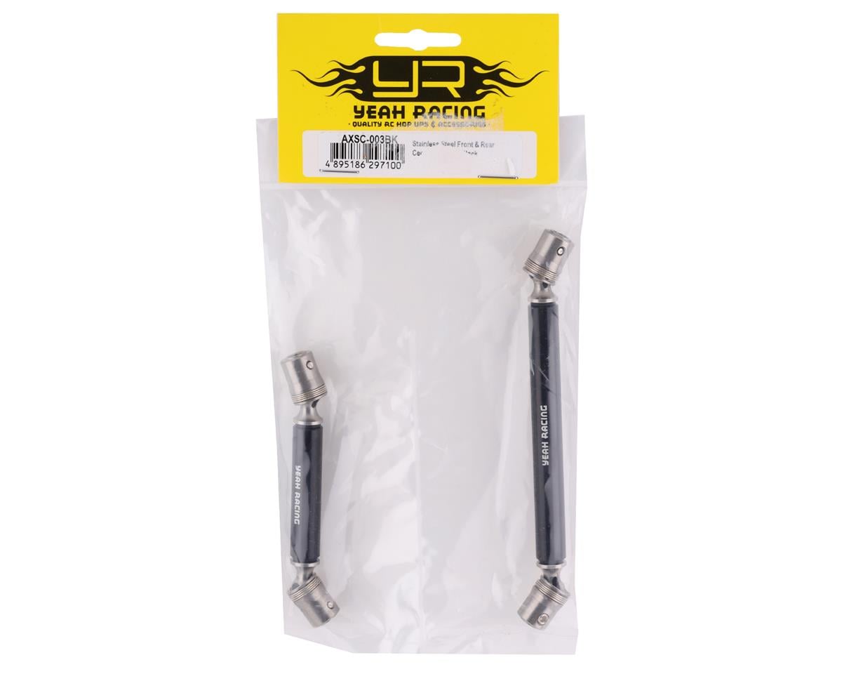 Yeah Racing Axial SCX10 II Stainless Steel Center Front & Rear Drive Shafts (2)