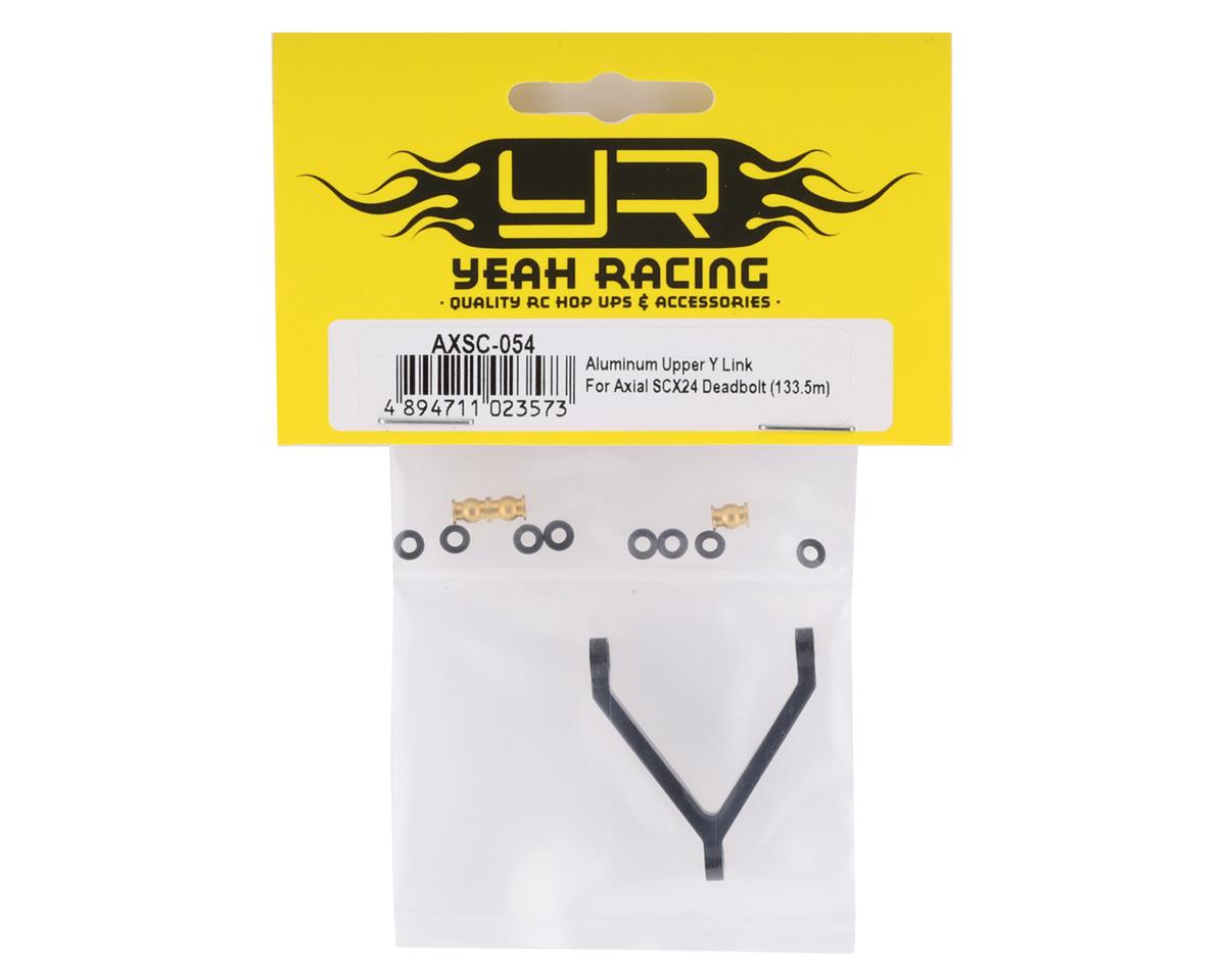 Yeah Racing Axial SCX24 Deadbolt Aluminum Upper Y Link (Black)