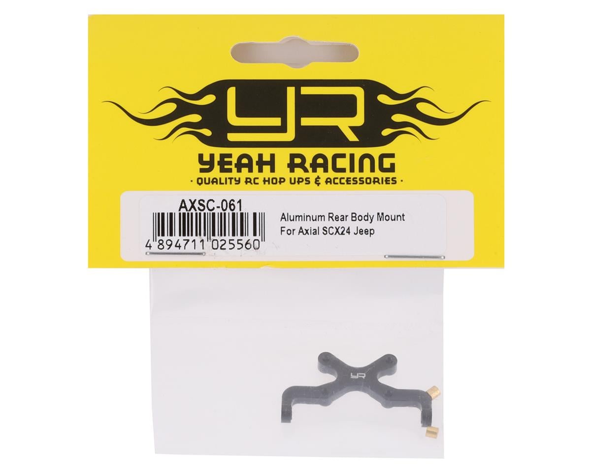 Yeah Racing Axial SCX24 Aluminum Rear Body Mount (Black) (AXI00002V2)