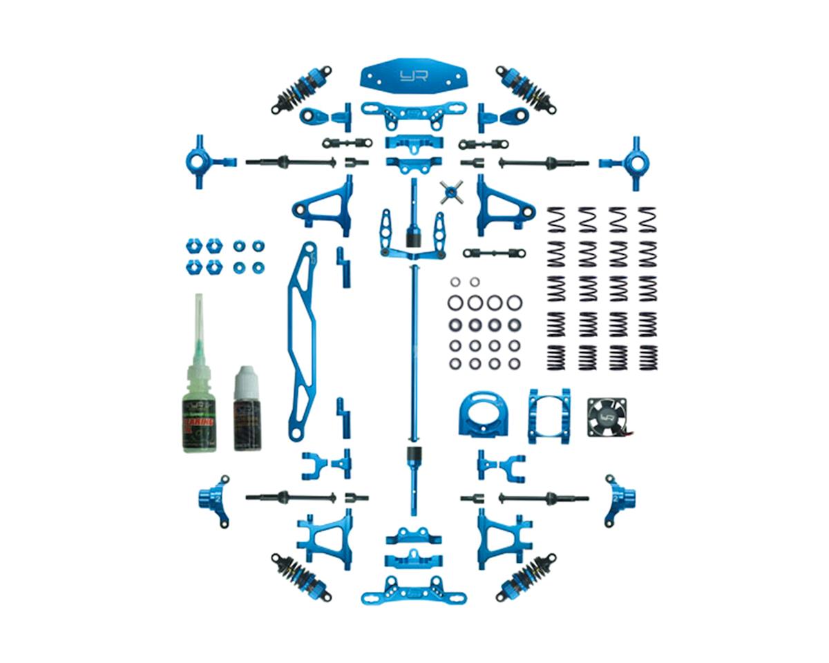 Yeah Racing Tamiya TT-02 Aluminum Upgrade Kit (Blue)