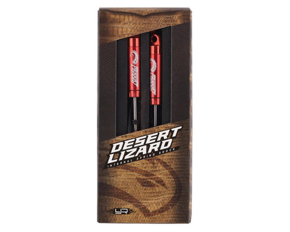 Yeah Racing Desert Lizard Piggyback Shocks w/Reservoir (Red) (2) (100mm)