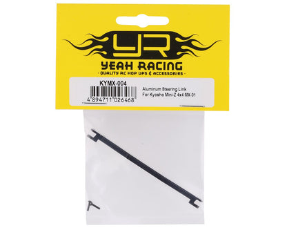 Yeah Racing Kyosho MX-01 Aluminum Steering Linkage (Black)