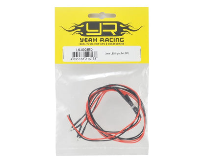 Yeah Racing 3mm LED Light Set (Red)