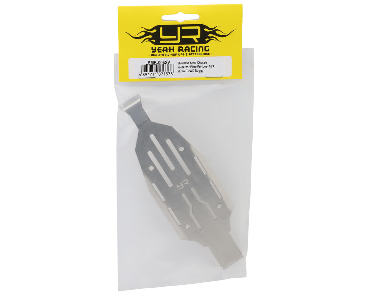 Yeah Racing Losi Micro-B Stainless Steel Chassis Protector Plate