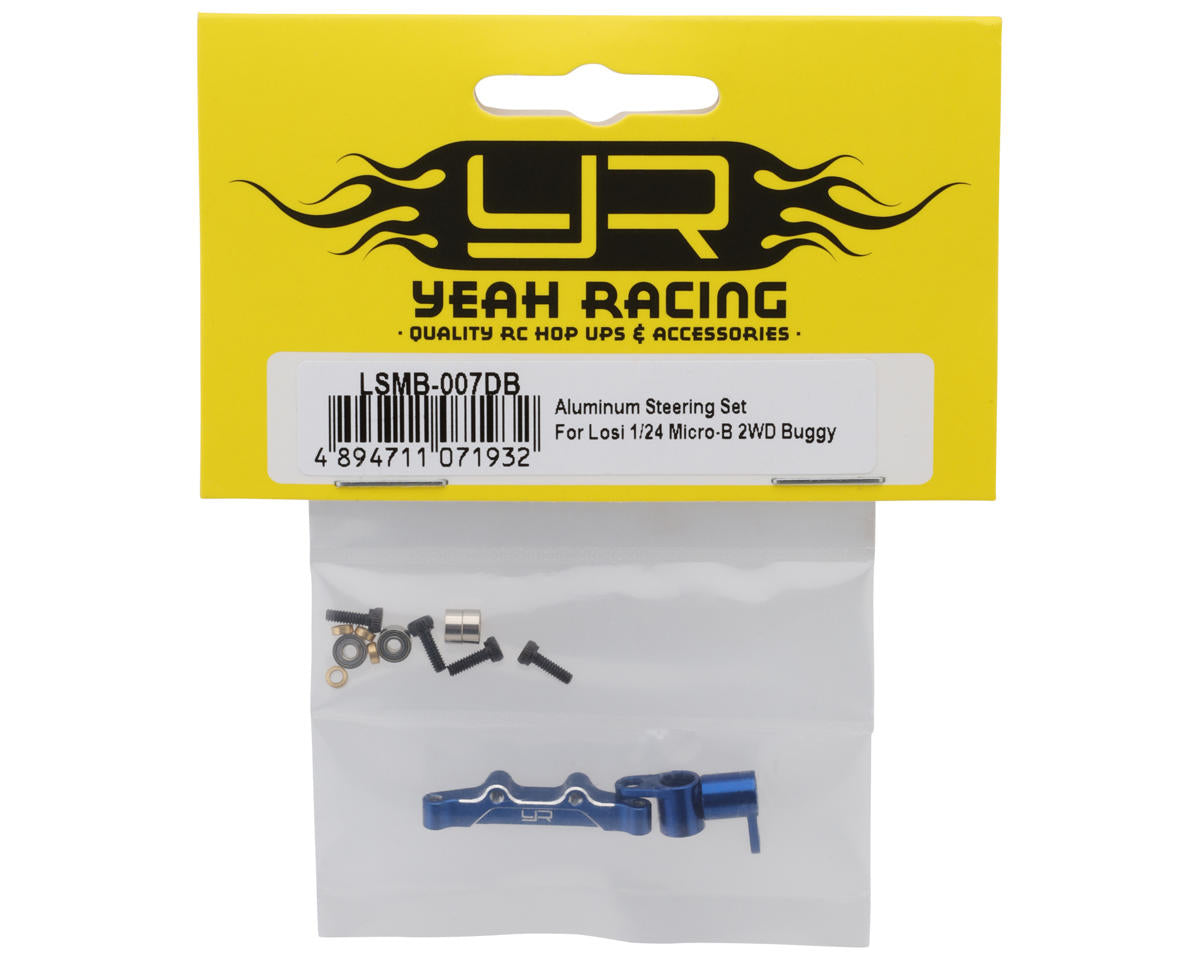 Yeah Racing Losi® Micro-B Aluminum Bellcrank Assembly Set (Blue)