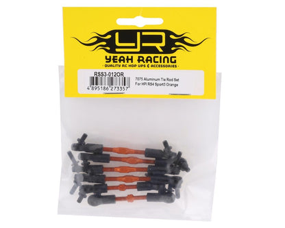 Yeah Racing HPI RS4 Aluminum Linkage Set (Orange) (6)