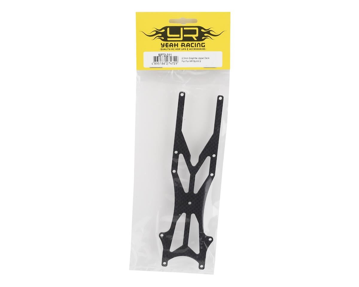 Yeah Racing HPI Sprint 2 2.0mm Graphite Upper Deck