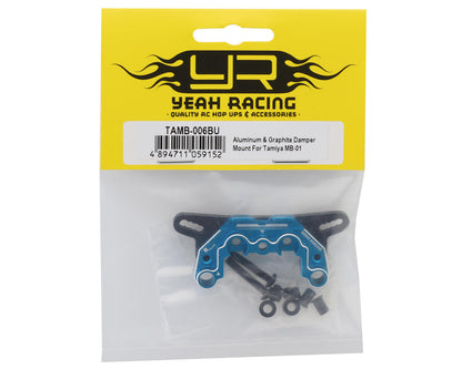 Yeah Racing Tamiya MB-01/BT-01 Aluminum & Graphite Damper Mount