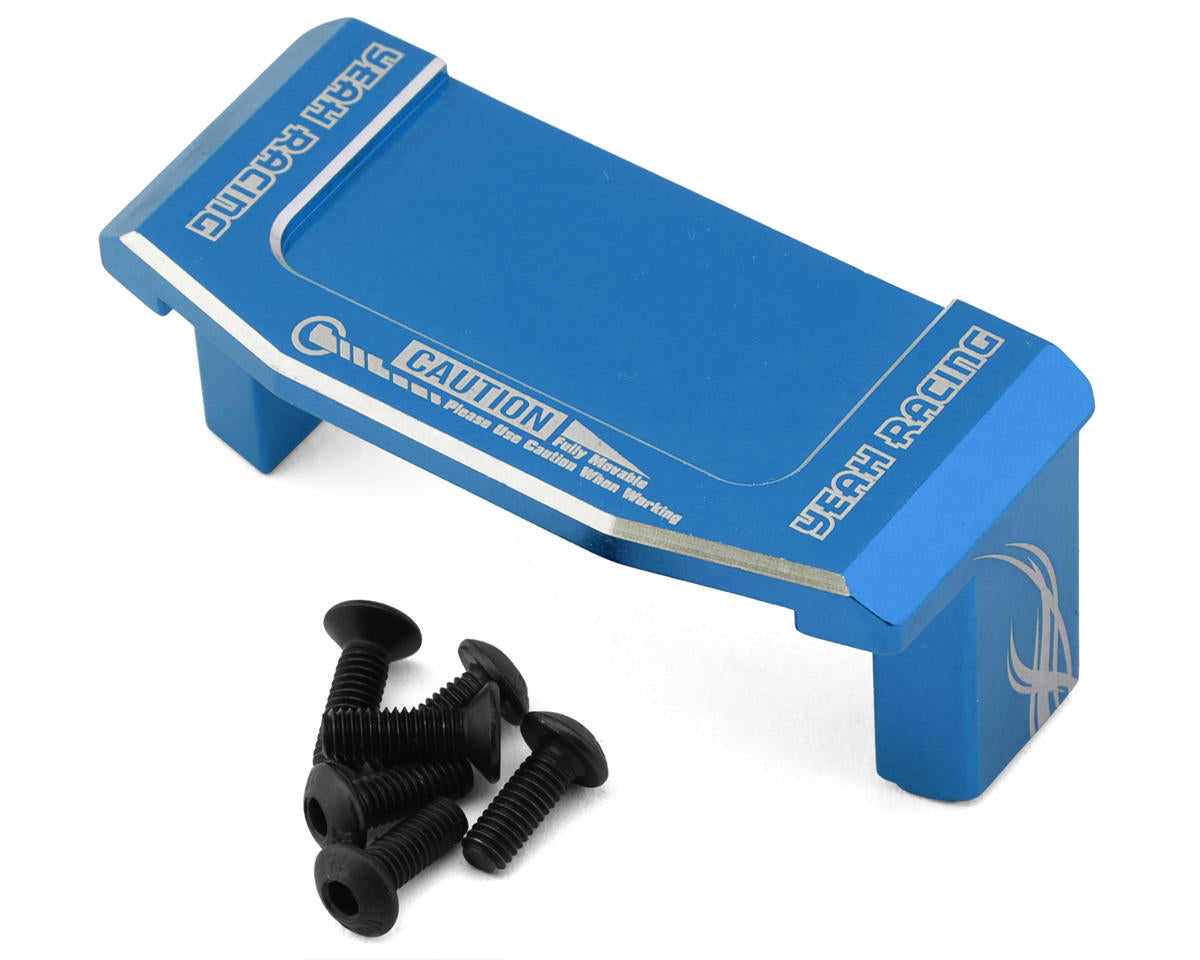 Yeah Racing Tamiya TT-02 CNC-Machined Aluminum Servo Mount (Blue)