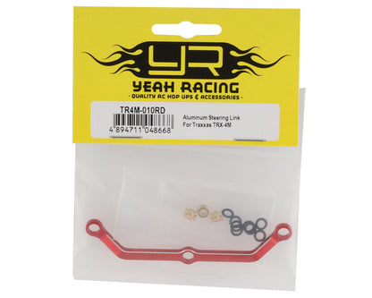 Yeah Racing Aluminum Steering Link for Traxxas TRX-4M (Red)