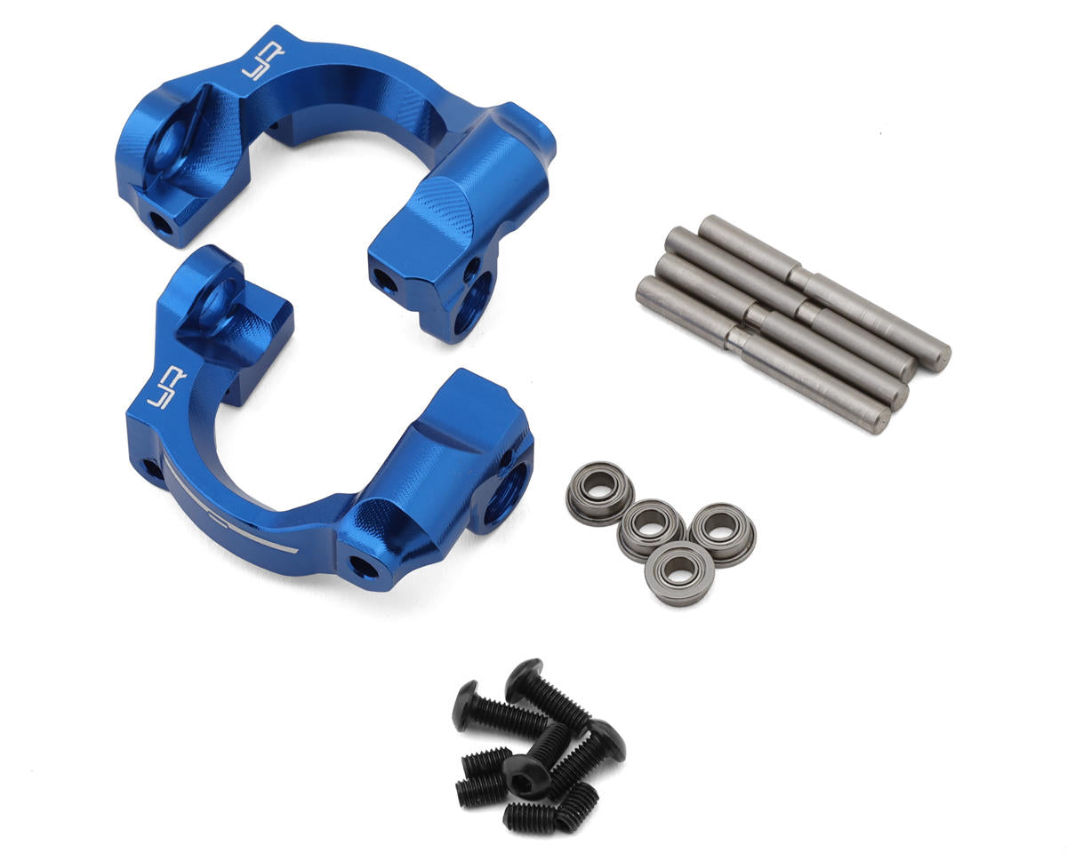 Yeah Racing Aluminum C-Hubs for Traxxas® Mini Maxx® (Blue) (2)