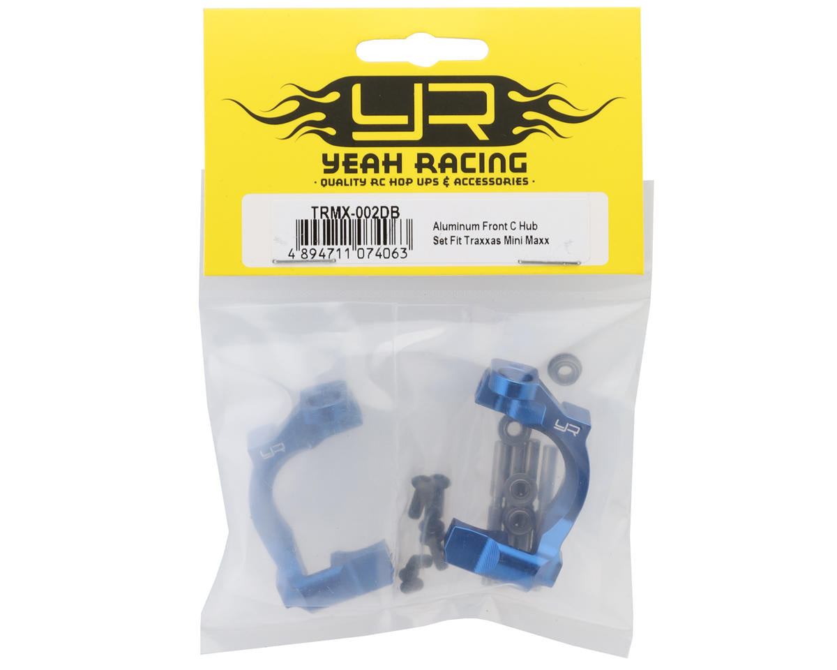 Yeah Racing Aluminum C-Hubs for Traxxas® Mini Maxx® (Blue) (2)