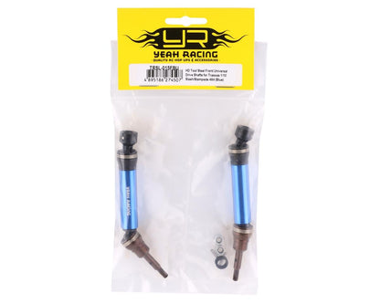Yeah Racing HD Steel Front Drive Shafts for Traxxas Slash/Stampede 4x4 (Blue)