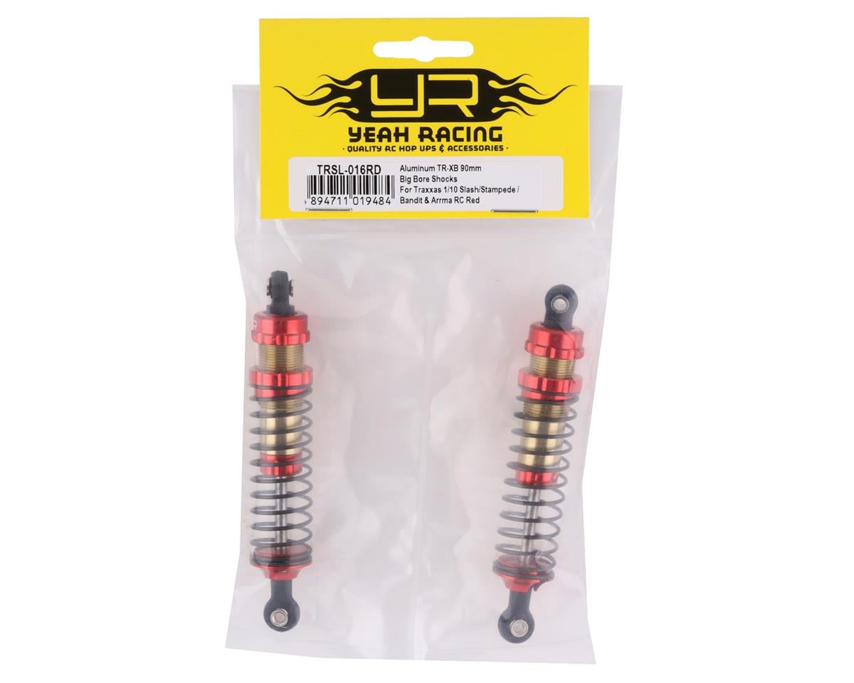 Yeah Racing 90mm Aluminum TR-XB Big Bore Shocks (Red) (2)