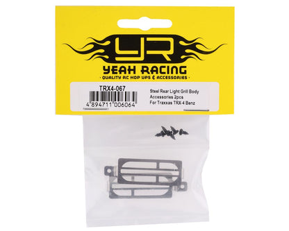 Yeah Racing Stainless Steel Rear Light Grille for Traxxas TRX-4/TRX-6 G500 (2)