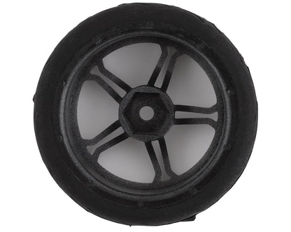 Yeah Racing Spec T Pre-Mounted On-Road Touring Tires w/MS Wheels (Silver) (4)