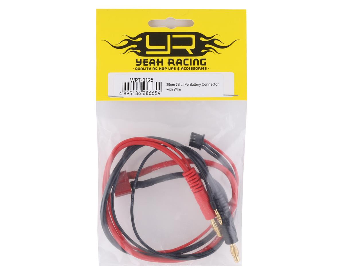 Yeah Racing 2S Battery Connection Wire (Female T-Style to 4mm Bullet Plugs)