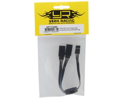Yeah Racing 60-Core Y-Harness High Current Servo Extension Lead (Black)
