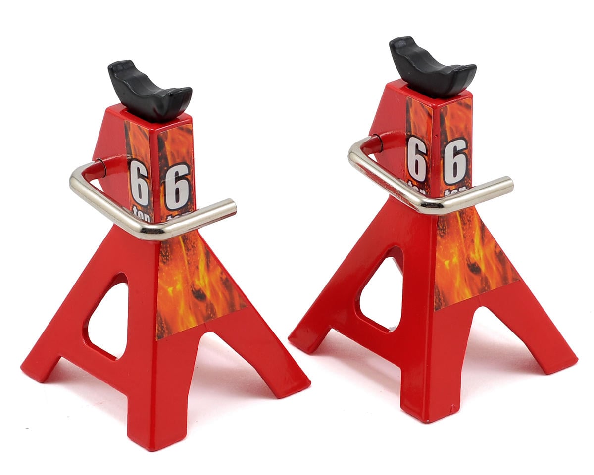 Yeah Racing Height Adjustable 6 Ton Jack (Red) (2)