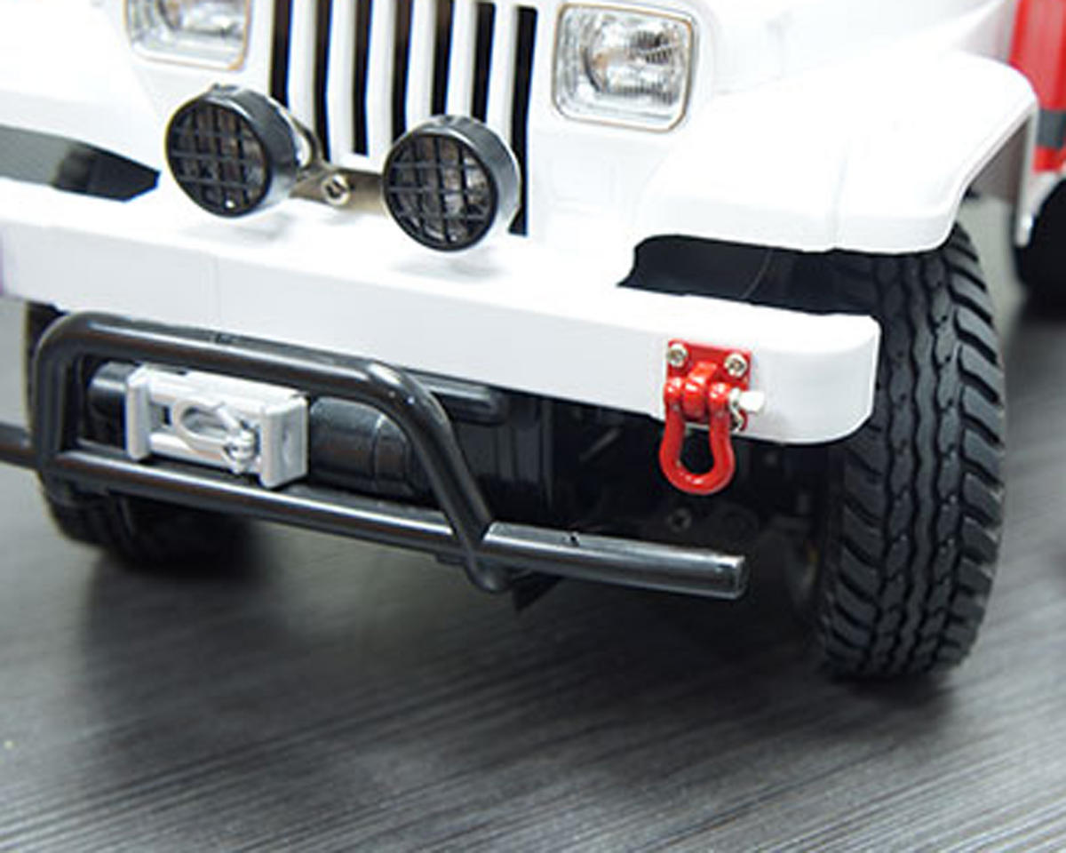 Yeah Racing 1/10 Crawler Scale Heavy Duty Shackle w/Mounting Bracket (Black) (2)