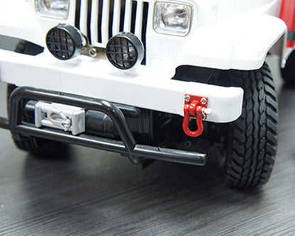 Yeah Racing 1/10 Crawler Scale Heavy Duty Shackle w/Mounting Bracket (Black) (2)