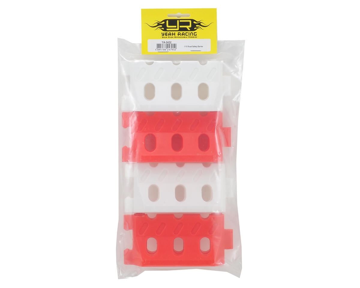 Yeah Racing 1/10 Crawler/Drifter Scale Accessory (Road Safety Barriers)