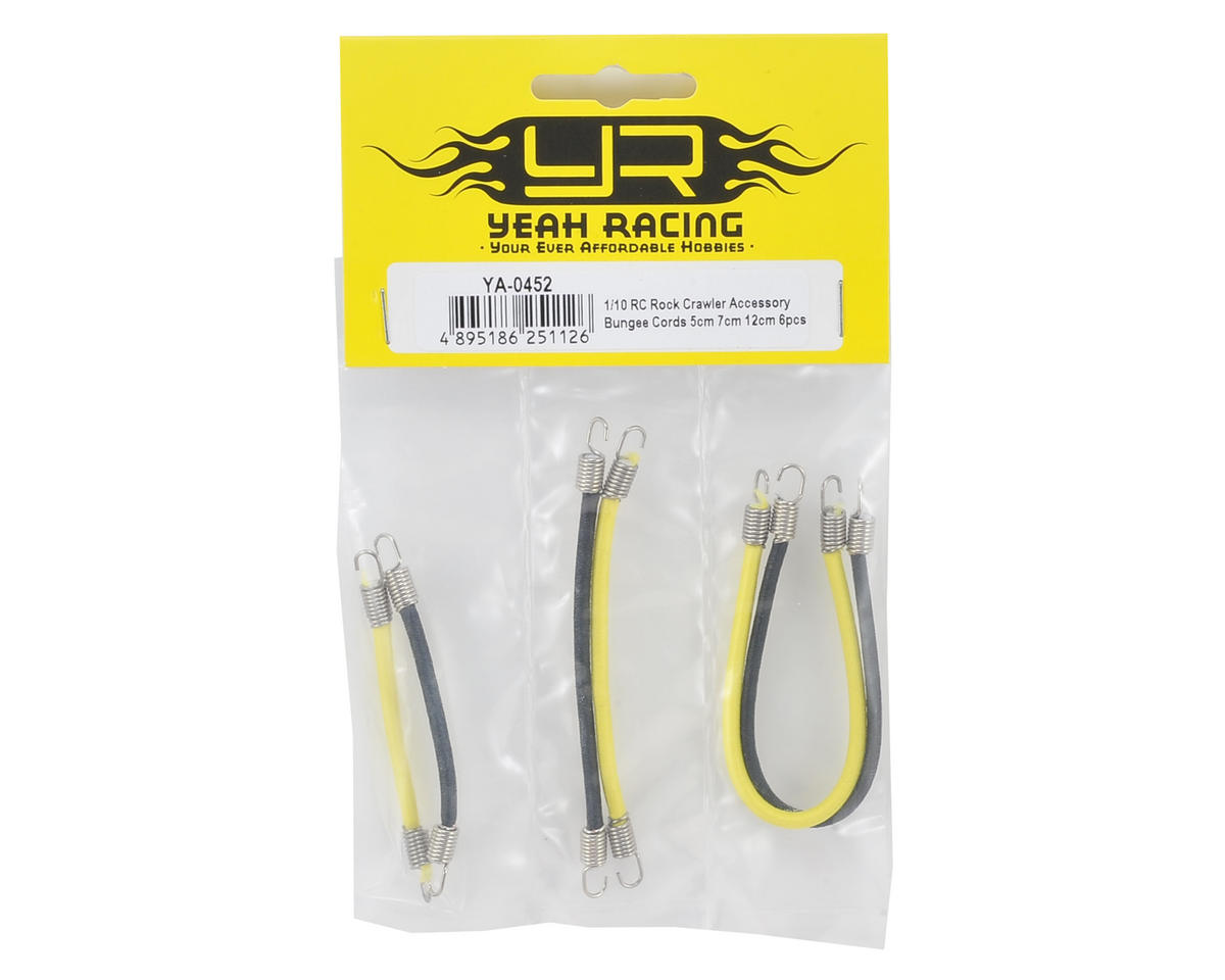 Yeah Racing 1/10 Crawler Scale Accessory Set (Bungee Cords - 3 lengths)