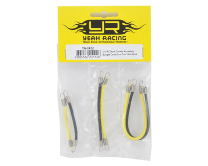 Yeah Racing 1/10 Crawler Scale Accessory Set (Bungee Cords - 3 lengths)